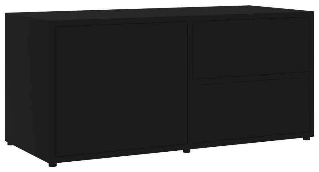 Mobile porta tv nero 80x34x36 cm in truciolato