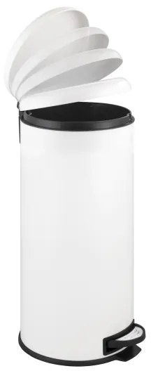 WENKO 22709100 - Cesto LEMAN 30,5x64 cm bianco/nero