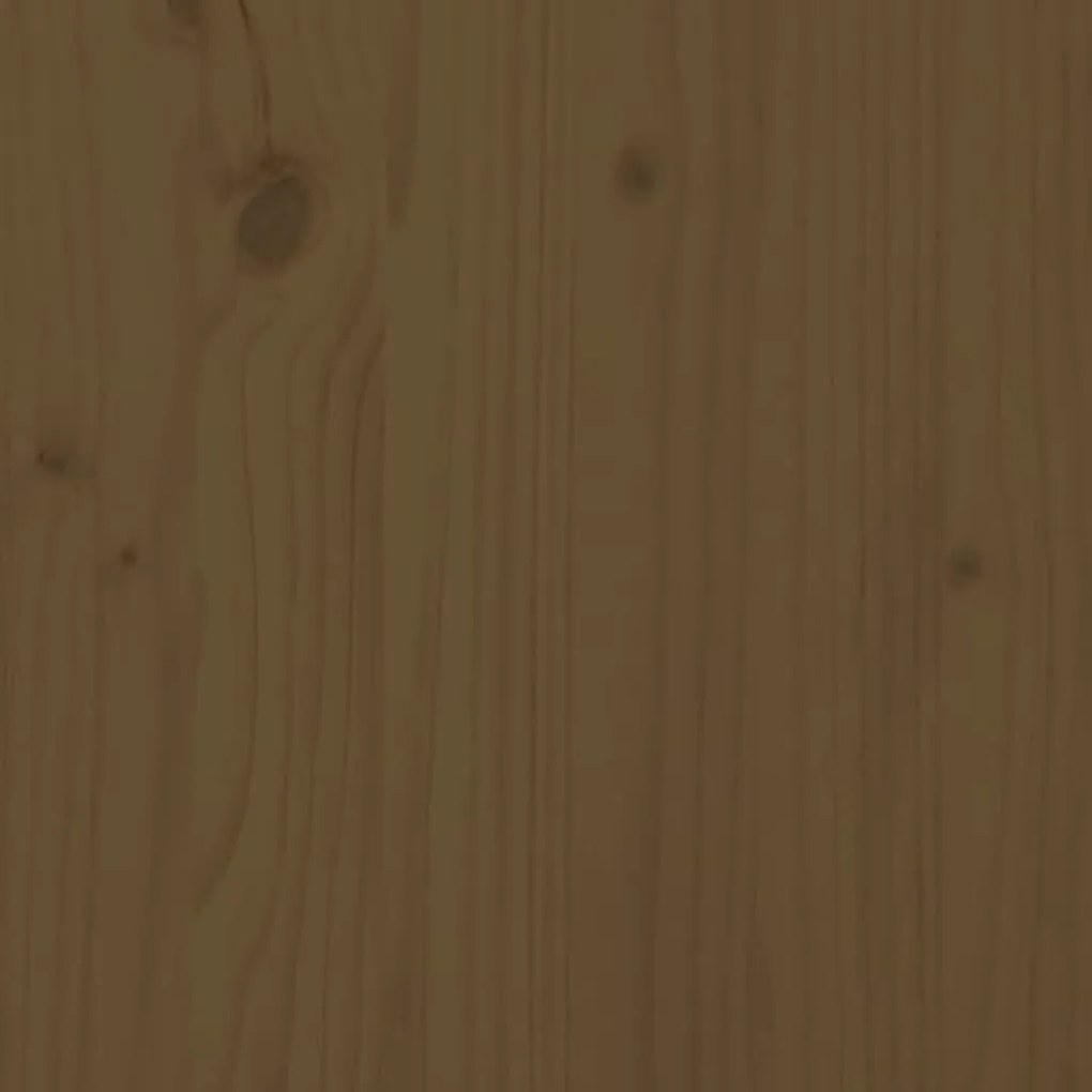 Testiera per letto miele 144x3x81 cm in legno massello di pino