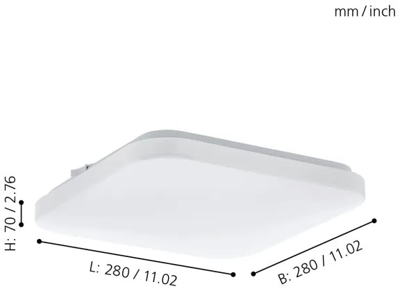 Eglo 97874 - Plafoniera LED FRANIA LED/11,5W/230V