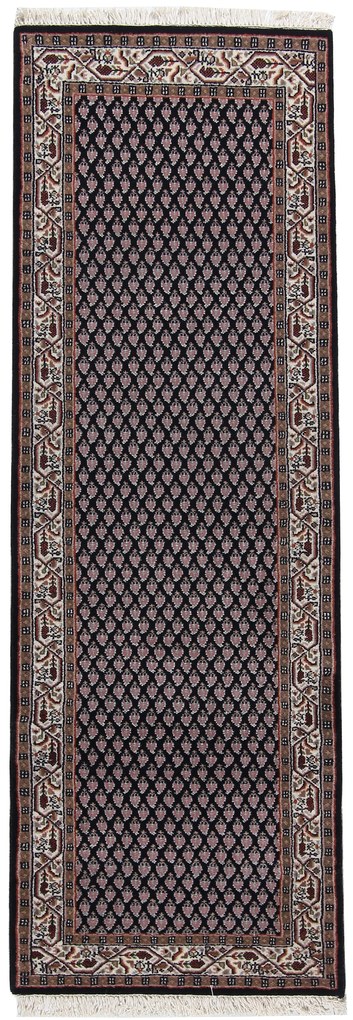 Mir Tappeto orientale 80x250 Blu (Indian) Annodato A Mano