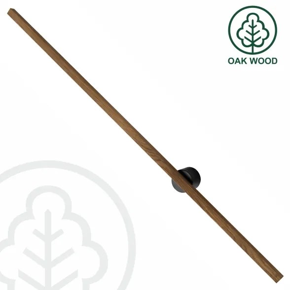 Brilagi - Lampada da parete LED WOODY LINE 12W 230V 120 cm rovere/noce