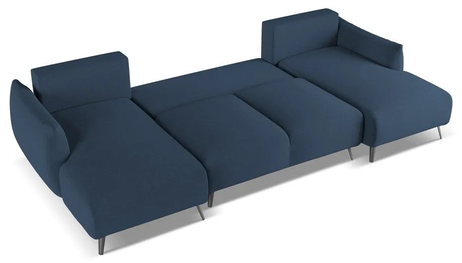 Divano angolare blu Malie – Makamii