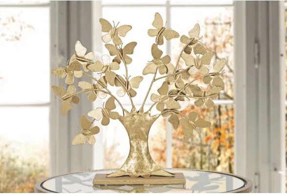 Albero Della Vita Con Farfalle Glam Cm 31X8X30