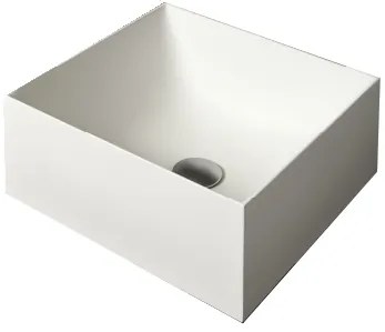 Lavabo 40X40 quadrato rettificato In Flumood Stratos3 Antonio Lupi