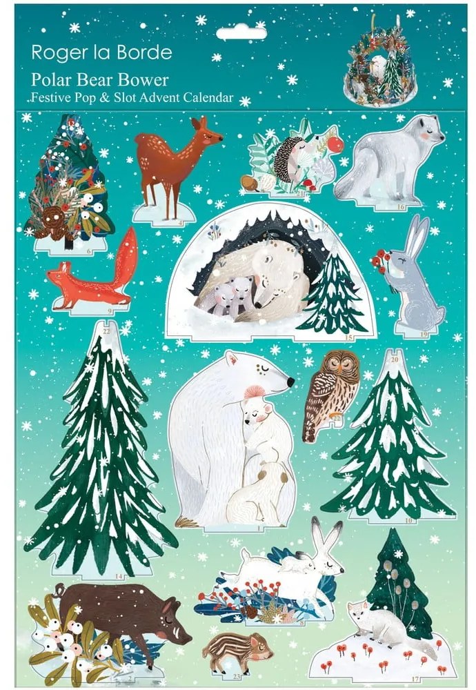 Calendario dell'avvento Polar Bear Bower – Roger la Borde