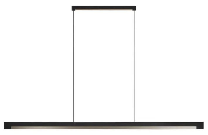 Light-Point - Inlay S1400 Linear Lampada a Sospensione Matt Black/Satin Gold