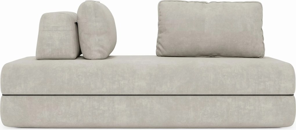 Rift divano letto matrimoniale 2 posti e 3 posti con schienali mobili - materasso alto 24 cm e memory foam in tessuto smacchiabile T31