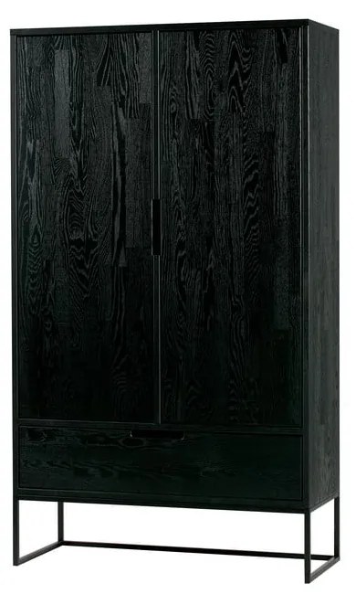 Mobile in frassino nero 85x149 cm Silas - WOOOD