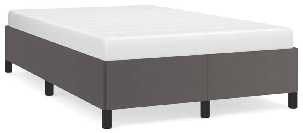 Giroletto Senza Materasso Grigio 120x190 Cm Similpelle /