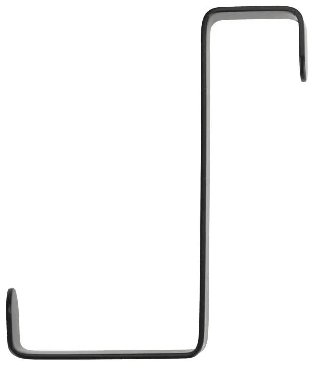 Set di 4 ganci per porte in nero opaco - Wenko