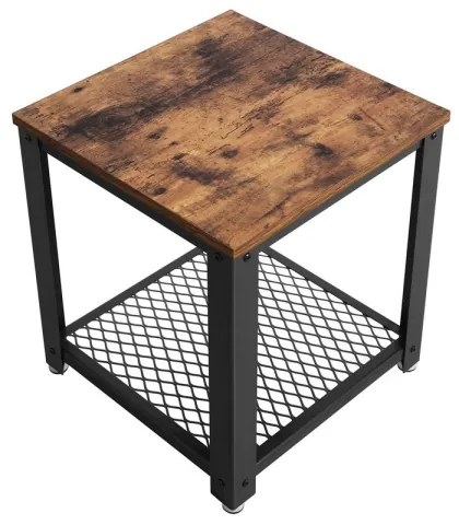 Tavolino ELDUR marrone/nero