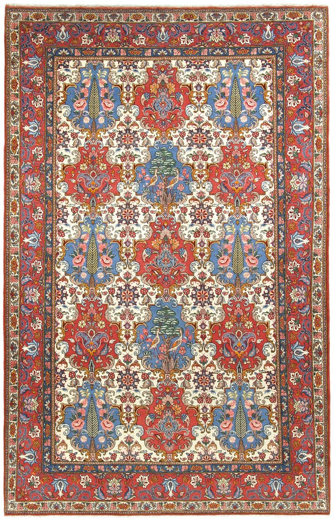 Bakhtiar Tappeto 330 x 210 (Iran) Annodato A Mano