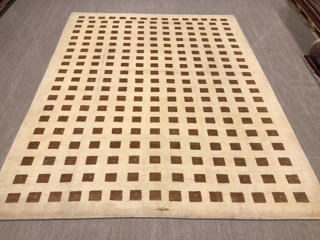 Gashguli Tappeto 300 x 370 Beige (Iran) Annodato A Mano