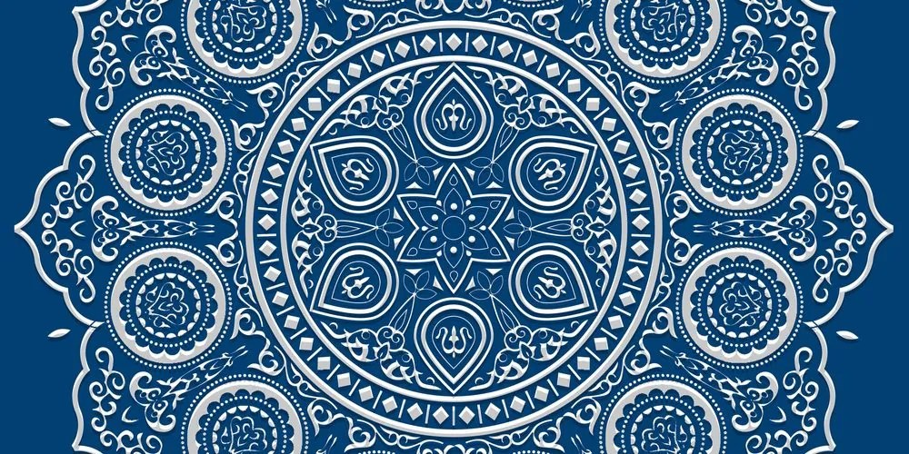 Stampa su tela – Mandala etnica delicata