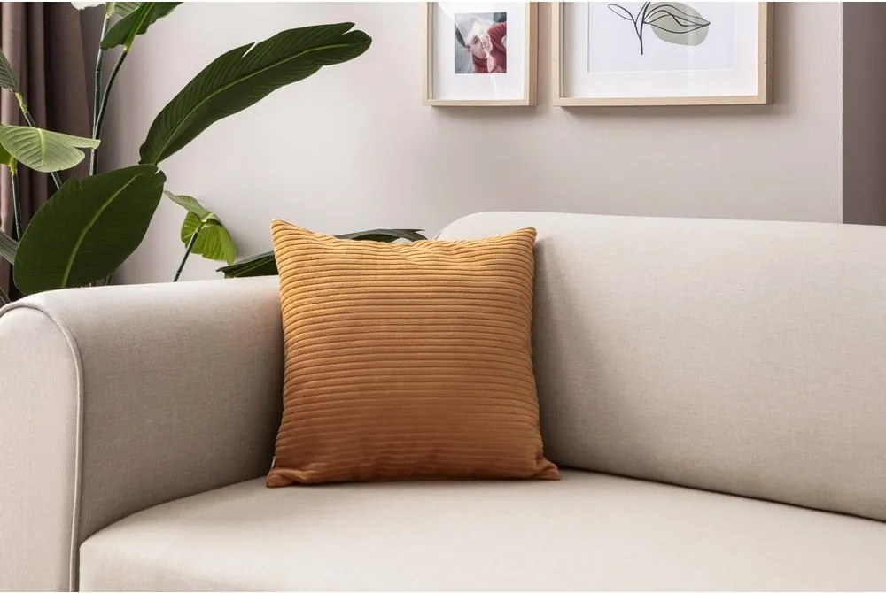 Federe decorative in set in velluto a coste 2 pz 43x43 cm – Mioli Decor