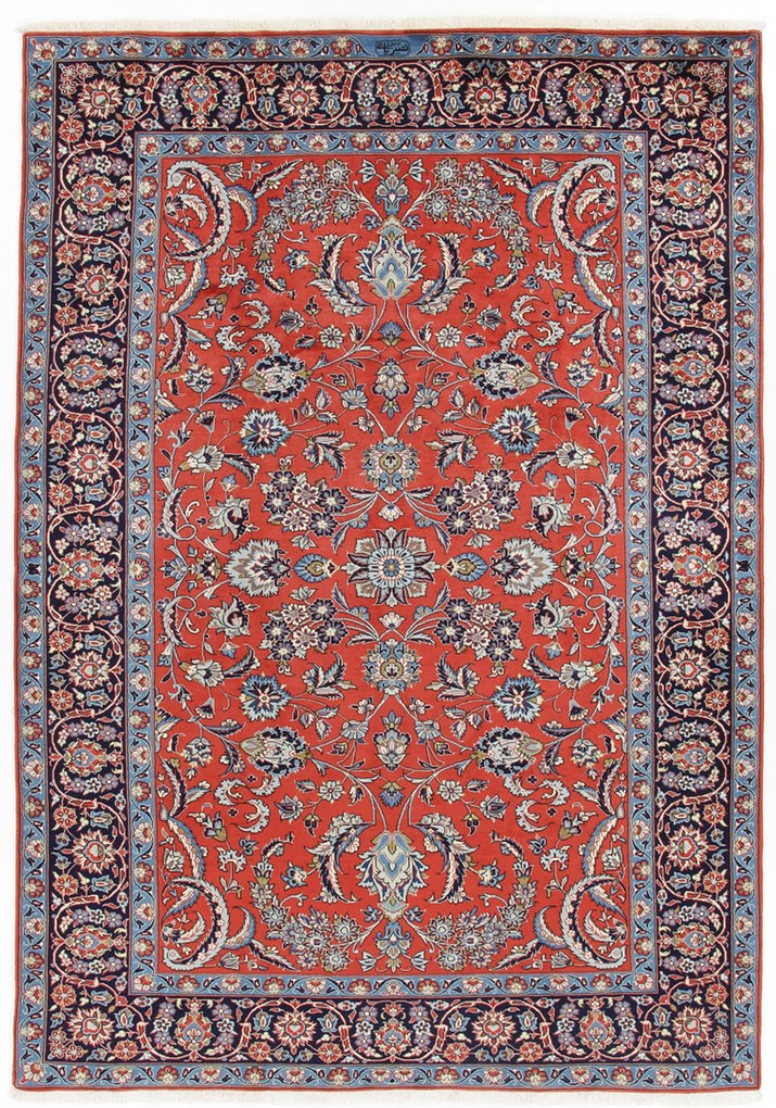 Kashan Tappeto 290 x 200 (Iran) Annodato A Mano