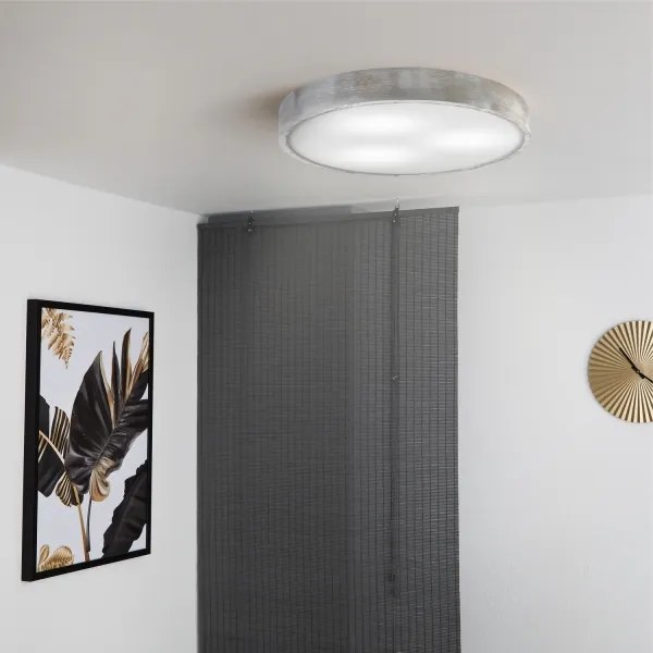 Brilagi - Plafoniera PINO 3xE27/15W/230V in pino/argento diam. 47,5 cm