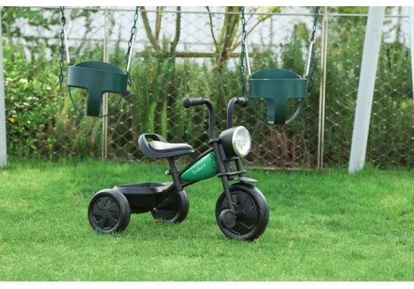 QPlay - Triciclo per bambini TRIDURO nero/verde