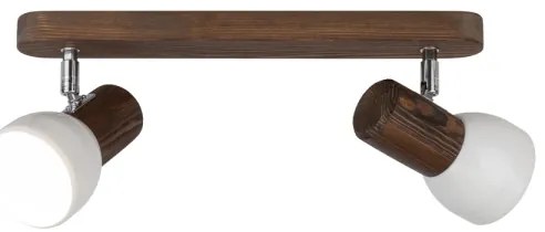 Spot-Light DO2225256 - Faretto da binario NEL 2xE27/15W/230V pino