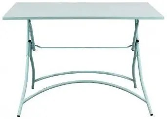Tavolo pieghevole Bristol in acciaio 110 x 70 cm, Verde