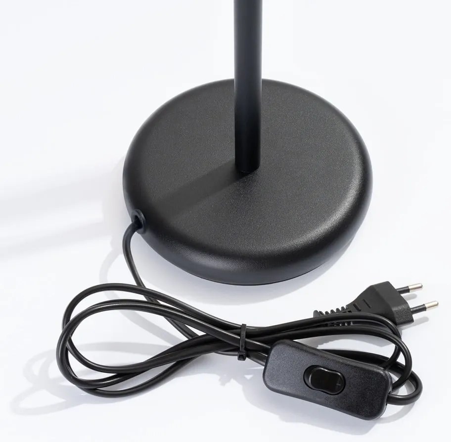 Lampada da tavolo nera (altezza totale 43 cm) Fideus – Sollux