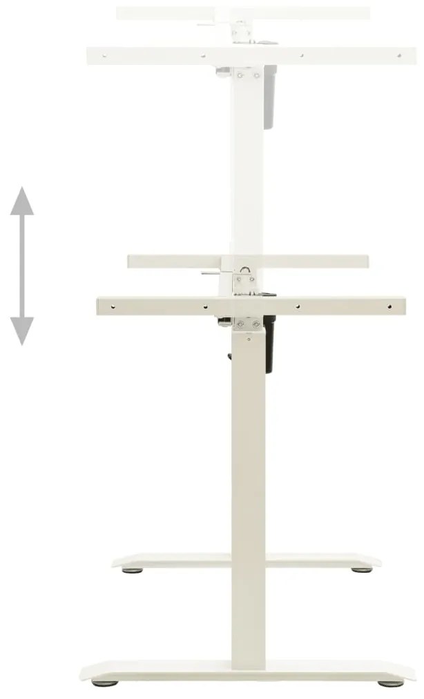 Telaio per scrivania motorizzato elettrico regolabile bianco