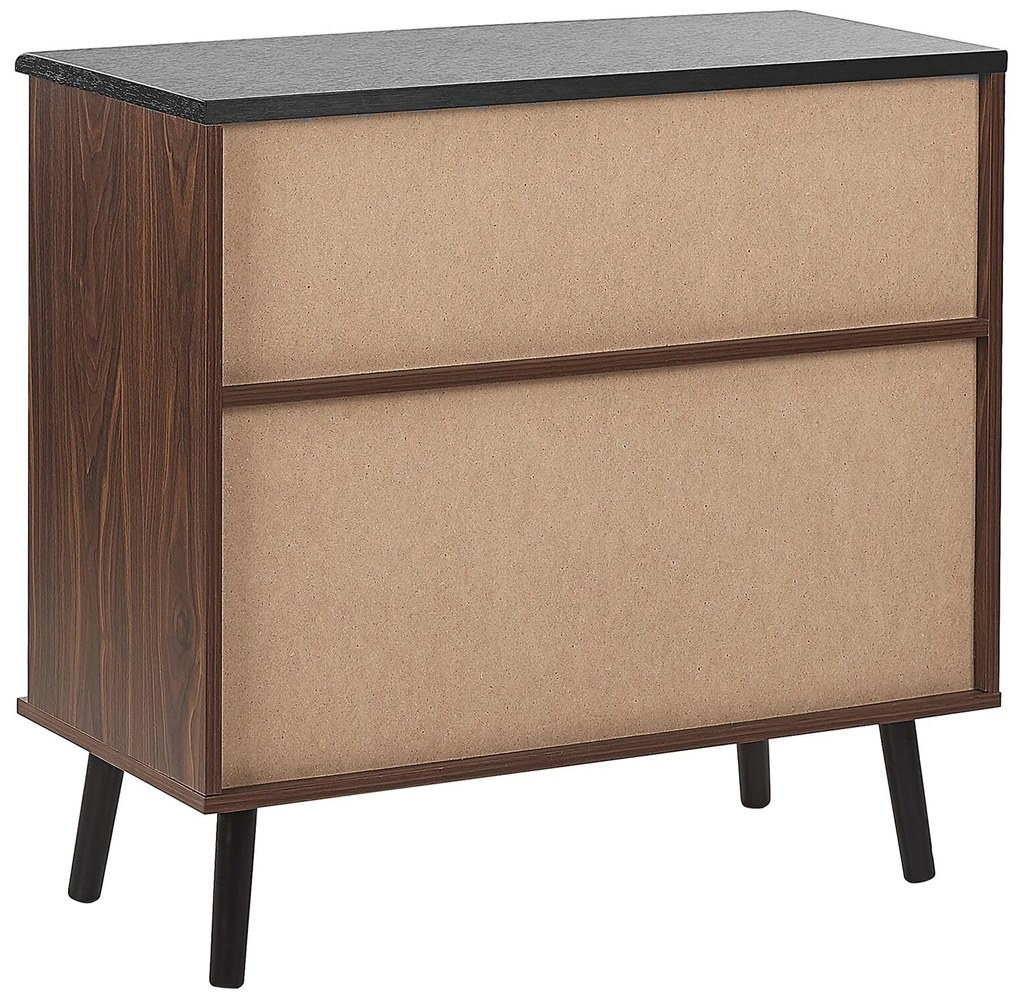 Credenza in colore legno wenge PERTH Beliani