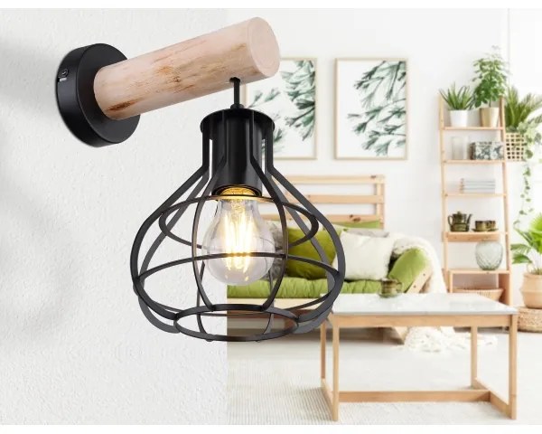 Globo 15388W - Applique CLASTRA 1xE27/60W/230V