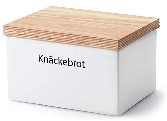 Continenta C3950 - Contenitore ceramico con coperchio 17,5x13,5x11 cm caucciù