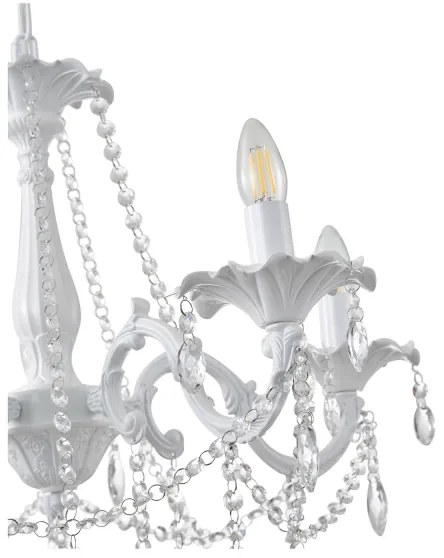 Lampadario a sospensione con catena 5xE14/15W/230V