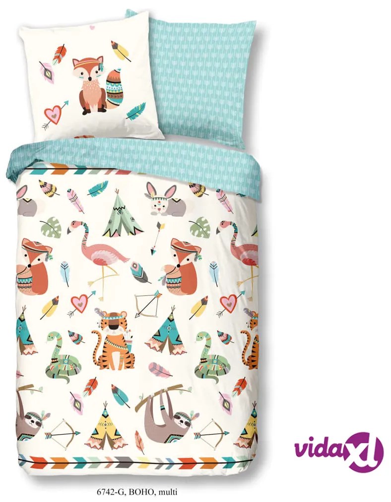 Good Morning Copripiumino per Bambini Boho 135x200 cm
