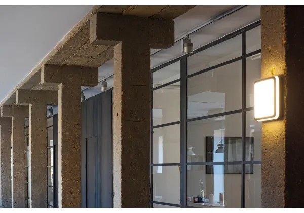 Kanlux 33347 – Plafoniera LED da esterno con sensore BENO LED/24W/230V 4000K Antracite IP54