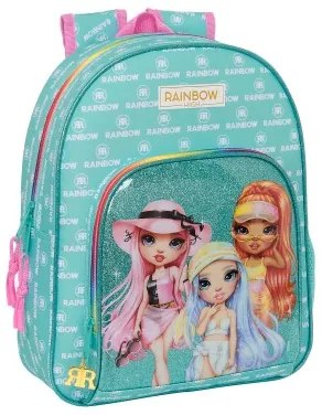 Zaino Scuola Rainbow High Paradise Turchese 28 x 34 x 10 cm