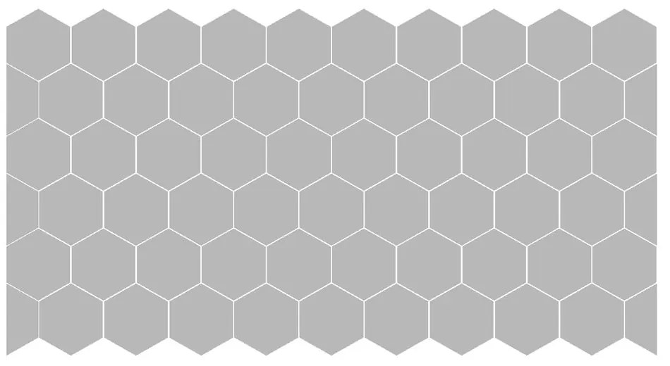 Set di 50 adesivi opachi per vetro Hexagon - Ambiance