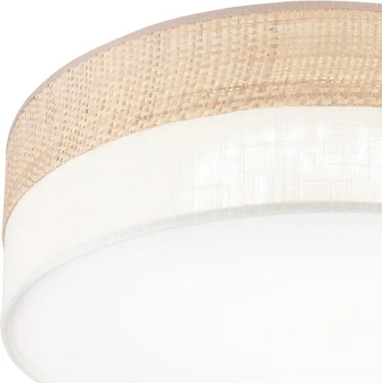 Plafoniera LED SIRJA BOHO LED/36W/230V ø 45 cm beige/crema