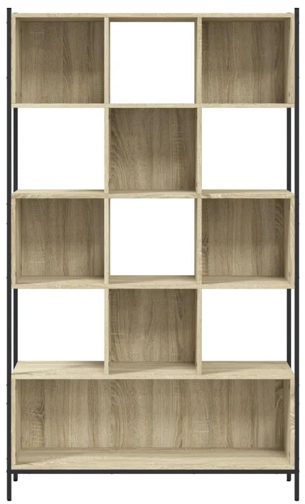 Libreria rovere sonoma 102x28x172 cm in legno multistrato