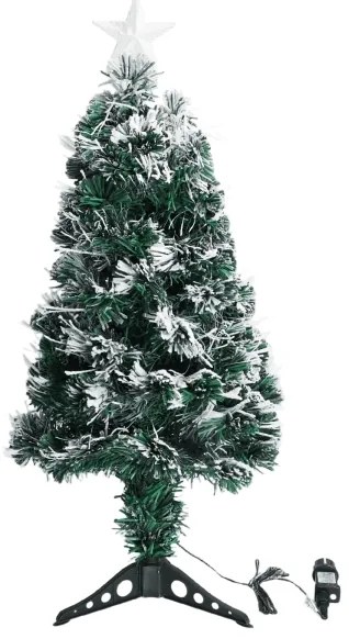 Aigostar - LED Albero di Natale da esterno 85xLED/3,6W/230V/8 funzioni  90cm IP44 bianco freddo