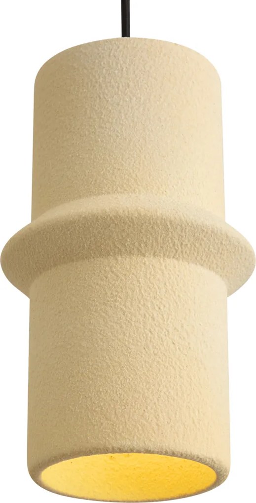 Lampada a sospensione retrò beige a 3 luci - Monti