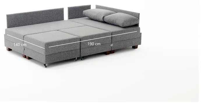 Divano angolare beige (angolo sinistro) Fly - Balcab Home