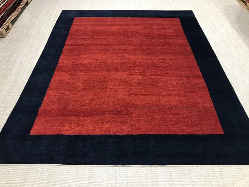 Gabbeh Tappeto 310 x 390 Rosso (Iran) Annodato A Mano