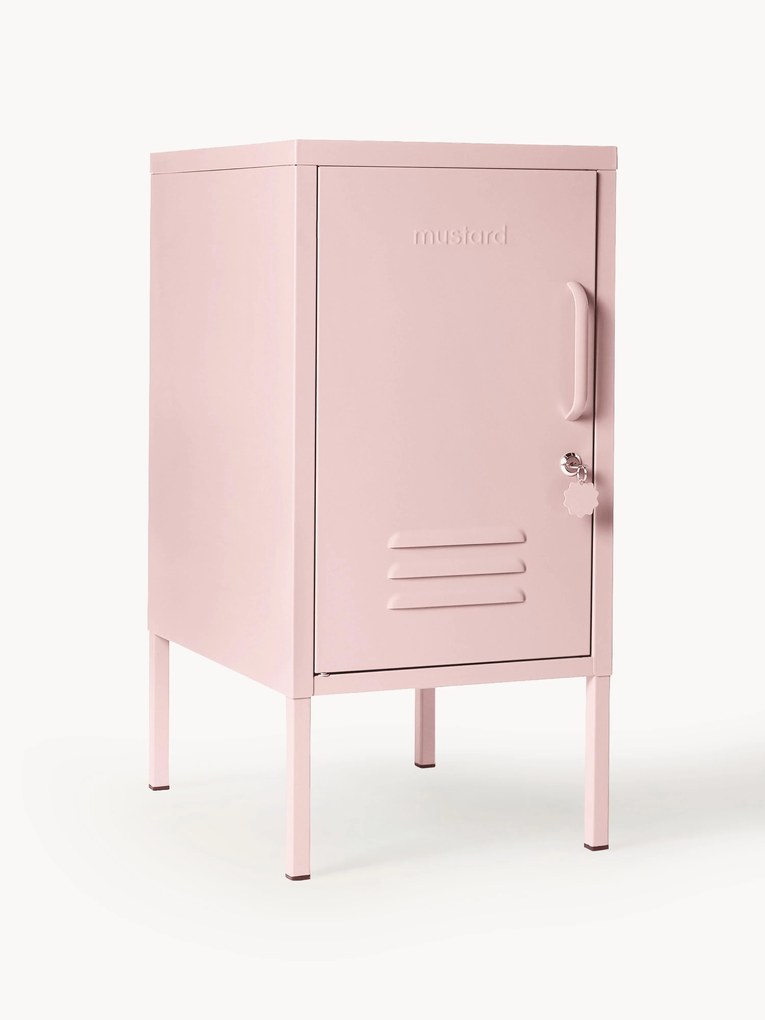 Comodino in metallo Maven, apertura verso sinistra o destra