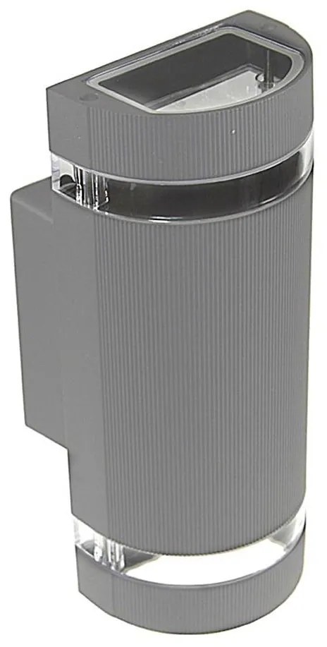 Applique da esterno KORTEK 2xGU10/30W/230V IP44 grigio