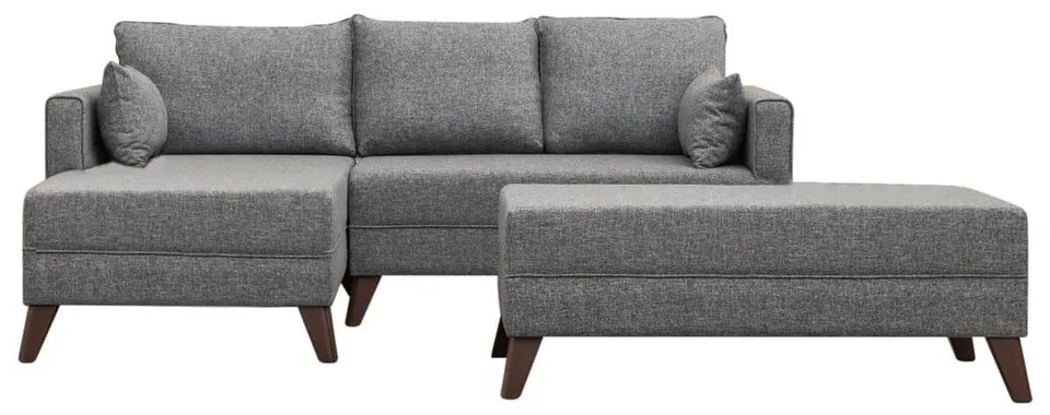 Divano angolare grigio (angolo sinistro) Bella - Balcab Home