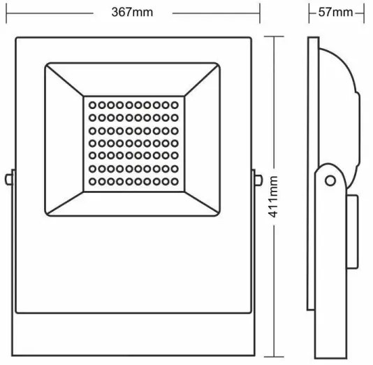 Riflettore LED PROFI PLUS LED/150W/230V 5000K