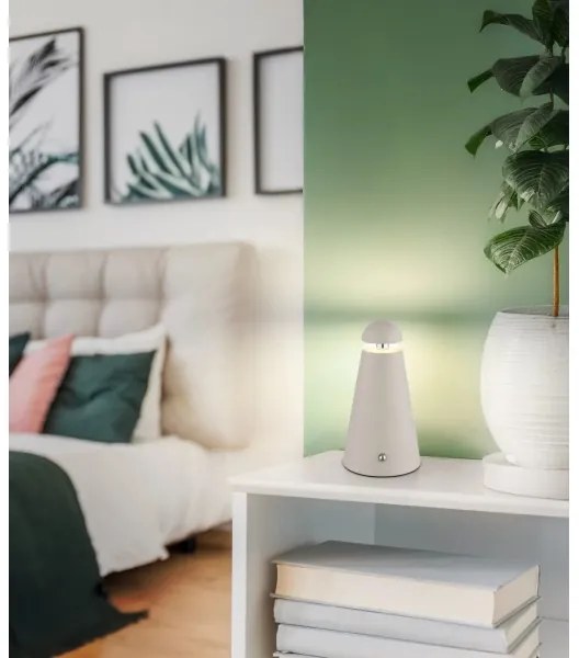 Globo 21042B - Lampada da tavolo ricaricabile LED con dimmer a sfioramento LIVA LED/1,2W/5V 1200 mAh