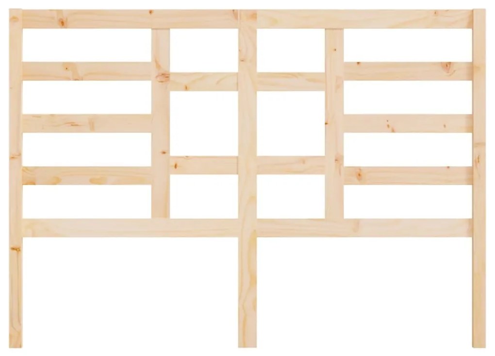 Testiera per letto 146x4x104 cm in legno massello di pino