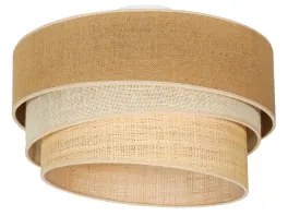 Duolla - Plafoniera YUTE TRIO 1xE27/15W/230V diametro 45 cm marrone/grigio/beige