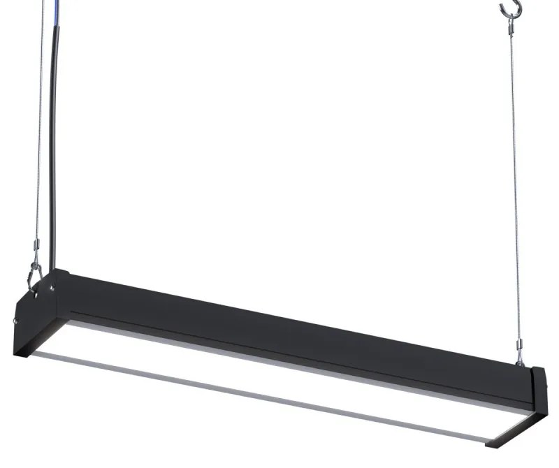 Campana Lineare LED 100W 51cm Sospesa, 11.000 lm Colore Bianco Freddo 6.000K