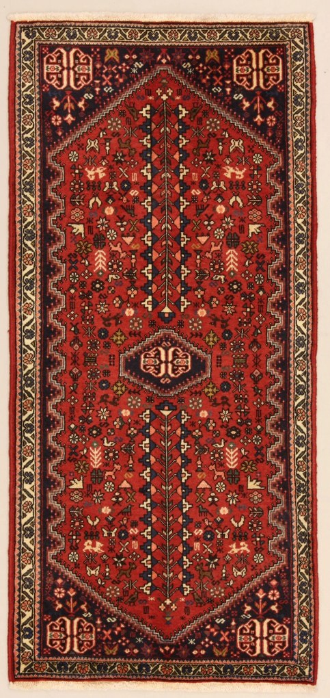 Abadeh Tappeto 150x70 (Iran) Annodato A Mano